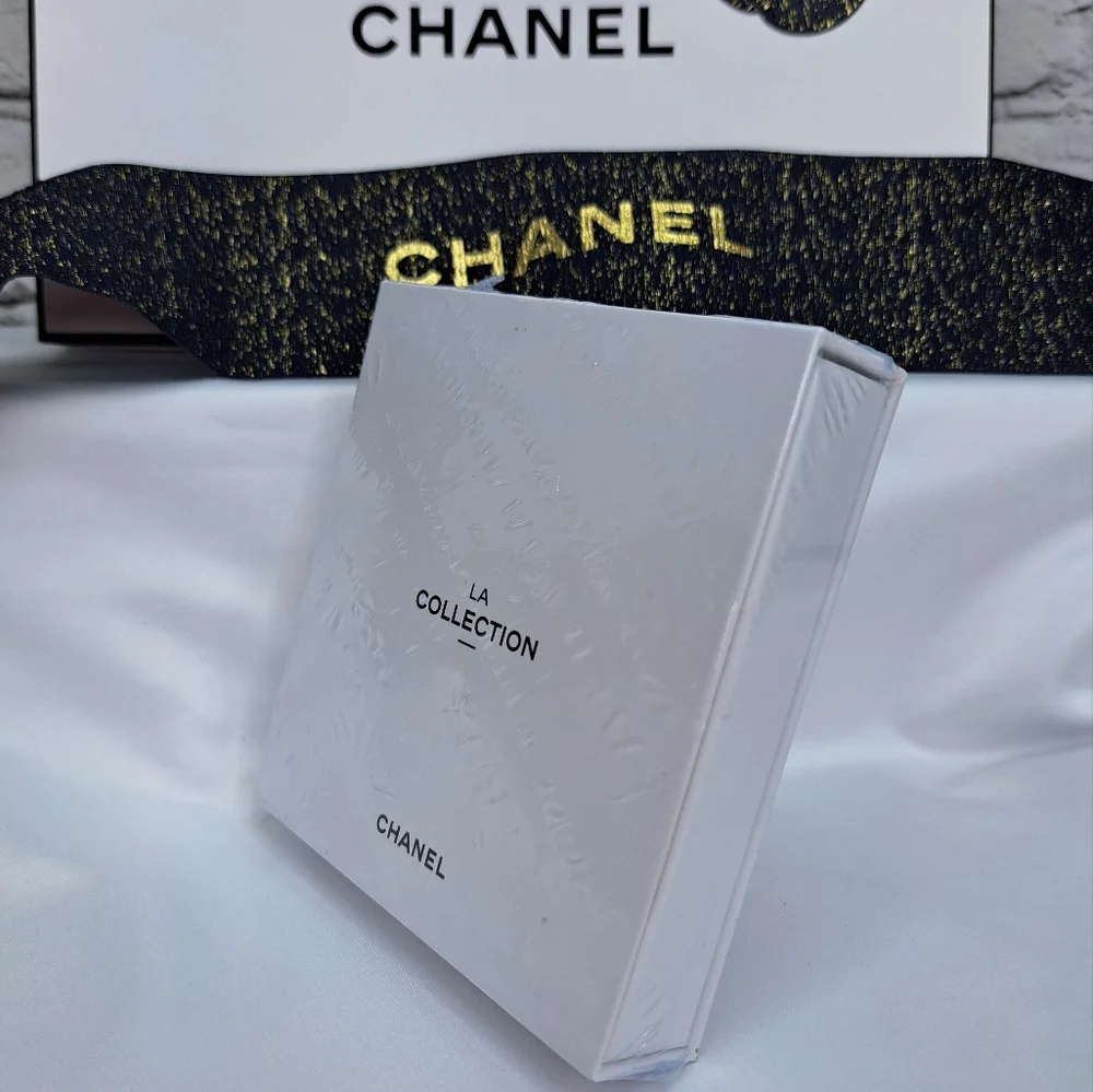 'CHANEL' DOÙBLE LOCK & KEY BOXED GIFT SET w 'CHANEL' GIFT BAG BLACK CAMILĹA ÌÌ - Picture 2 of 16
